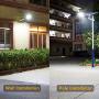 300W Solar Street Light Outdoor,Dusk to Dawn Solar Lights Outdoor with Remote Control,6500K Solar LED Flood Light for Parking Lot,Yard,Street,Basketball Court