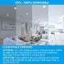 TORCHSTAR Essential Series 12-Pack 13.5W 6 Inch Slim LED Panel Downlight with J-Box, Dimmable 1000lm Ultra-Thin LED Recessed Light, ETL & Energy Star Listed, 5000K Daylight, White