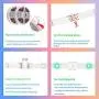 50ft Led Strip Lights, USTO Music Sync Color Changing Led Lights Strip, Led Tape Lights with Phone App and Remote, Led Lights for Bedroom,Living Room,Party