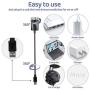 Auto Roof USB Star Night Light, Portable Romantic Atmosphere Light, Adjustable Car Interior Decoration Light Atmosphere Lamp for Car, Ceiling, Party, Bedroom, ect. (Plug and Play)