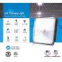 Parmida LED Canopy Light, 70W, Dimmable, 8400lm, 110-277VAC, IP65 Waterproof, DLC-Qualified & ETL-Listed, 5000K, 9.6” x 9.6”, Gas Station, Street, Area & Outdoor Lighting, Commercial Grade