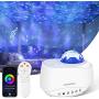 DONWELL Galaxy Projector, Star Projector Night Light Compatible with Alexa & Google Home, with Bluetooth Music Speaker Remote Control, Galaxy Light Projector for Bedroom Home Theatre Party Decoration