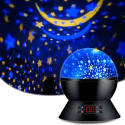 Star Sky Night Lamp for Baby Gifts for 1-12 Years Old Boys Girls, Star Projector Night Light with Timer Rotating Projection Lamp Ceiling Stars Glow in The Dark