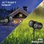 OHMU LED Christmas Projector Lights, Remote Control 2-in-1 Moving Patterns (2-in-1 Moving Patterns)