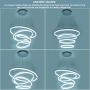 LED Modern Chandelier 4-Rings Circular Pendant Light Flush Mount Pendant Lighting for Living Room Dining Room, 6000k, Silver, by ROYAL PEARL LED Modern Chandelier 4-Rings Circular Pendant Light Flush Mount Pendant Lighting for Living Room Dining Room, 6000k, Silver, by ROYAL PEARL