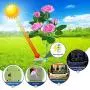 Solar Garden Lights Outdoor - Upgraded Realistic LED Solar Powered Rose Lights Flower Stake, Waterproof Solar Decorative Lights for Patio Pathway Courtyard Garden Lawn (Pink)