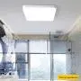 Square LED Ceiling Light Fixture,18W (150 Watt Equivalent) Hallway LED Flush Mount Light,11 Inch 2000lm LED Ceiling Lamp for Kitchen Bathroom,IP65 (Used Outdoor),6500K Bright White