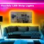 Phopollo Bluetooth Led Strip Lights, 65.6ft Flexible Led Lights with Phone Control and 24 Keys Remote for Bedroom, House, Holiday Decoration