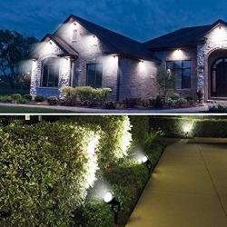 Landscape Lights INNERWILL 5W LED Garden Light 12V-24V Outdoor Flood Lights Landscaping Light Daylight Spotlights Waterproof Low Voltage Lights for Wall, Shed, Garage, Garden Lighting (8 Pack)