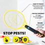 Zap It Bug Zapper Rechargeable Bug Zapper Racket, 4,000 Volt, USB Charging Cable