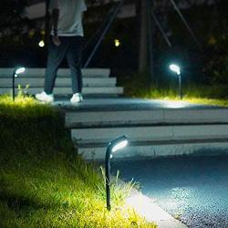 Solar Lights Outdoor Pathway Landscape Light Solar Powered with 2 Modes【4 Pack】ShookOne Waterproof LED Spot Lighting Ground Lights for Garden Driveway Lawn Decorations