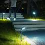 Solar Lights Outdoor Pathway Landscape Light Solar Powered with 2 Modes【4 Pack】ShookOne Waterproof LED Spot Lighting Ground Lights for Garden Driveway Lawn Decorations