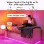 Treatlife Smart Led Strip Lights, 16.4ft Color Changing WiFi Rgb Led Lights TV Backlight, Works with Alexa, Google Assistant for Voice Control, for Bedroom, Kitchen, Party