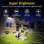 Solar Lights Outdoor, FURANDE Solar Motion Sensor Light Outdoor, 1500LM Super Bright LED Security Lights with Wide Angle Illumination, 6000K, IP65 Waterproof Solar Flood Light for Garage, Yard, Patio