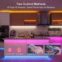 Led Lights Strip for Bedroom 65.6ft 20M RGB Christmas Neon Color Changing Room Wall Rope Lights Bluetooth with Remote Luces Led para Decoracion Habitacion