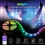 ELlight LED Strip Lights with APP, Dream Color 32.8ft LED Lights with Multicolor Chasing, Waterproof RGB Rope Lights Kit, 300 LEDs SMD 5050 Flexible Strip Lighting for Home Kitchen ELlight LED Strip Lights with APP, Dream Color 32.8ft LED Lights with Multicolor Chasing, Waterproof RGB Rope Lights Kit, 300 LEDs SMD 5050 Flexible Strip Lighting for Home Kitchen