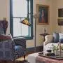 Capulina Tiffany Floor Lights 1 Light, Mission Style Tiffany Floor Lamps for Reading, Stained Glass Arc Floor Lamp, Tiffany Pole Lamp, Standing Lamp, Tiffany Style Floor Reading Lamp (Tall: 62 inches)