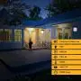 JJC LED Wall Pack Light with Photocell,28W(150-250W Replacement),2800LM 5000K-Daylight Dusk to Dawn LED Outdoor Lighting,100-277V ETL Listed&DLC Certified 5-Year Warranty Outdoor Security Lights