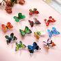 12 Pieces LED Butterfly Decoration Lights Colorful Night Light 3D Butterfly Wall Stickers LED Light for Garden Backyard Lawn Wedding Party Nursery Bedroom Living Room Set with Randomly Different Style