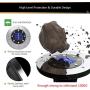 Biling Solar Lights Outdoor, Solar Disk Lights 8 LED Waterproof Solar Garden Lights Outdoor for Patio Pathway Ground Lawn Yard Driveway Walkway - White (4 Pack)