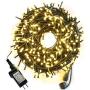 105ft 300 LED Christmas String Lights, End-to-End Plug 8 Modes Christmas Lights - UL Certified - Outdoor Indoor Fairy Lights Christmas Tree, Patio, Garden, Party, Wedding, Holiday, Warm White