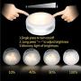 Puck Lights With Remote, Starxing Wireless Led Puck Lights Battery Operated, Led Puck Lights With Remote Control, Led Under Cabinet Lighting, Dimmable Closet Light, Battery Powered, 4000K Natural Whit