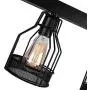 OYIPRO Industrial Kitchen Island Light, 5 Lights Pendant Light Metal Wire Cage Hanging Lamp Rustic Ceiling Light Fixture E26 Socket