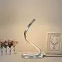 KARMIQI Dimmable LED Table Lamp for Bedroom, 7W Touch Control Table Lamp, Modern Spiral Bedside Nightstand Lamp for Living Room