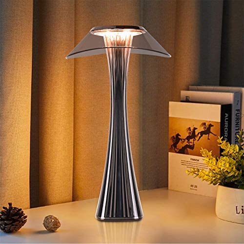 Touch Lamp, ALUOCYI Bedside Table Lamp with Quick USB Charging Port, Small Desk Lamp with Night Light, Modern Nightstand Lamp, Dimmable Eye-Caring LED Bedside Lamps for Bedroom Living Room Office