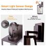 Dusk to Dawn Sensor Outdoor Light Fixtures Wall Mount, Oil Rubbed Bronze Porch Lights, Exterior Wall Lantern Outdoor Lighting, Waterproof Wall Sconce, Anti-Rust Outside Lamp Clear Glass for Garage