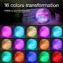 BRIGHTWORLD Moon Lamp Kids Night Light Galaxy Lamp 5.9 inch 16 Colors LED 3D Star Moon Light with Wood Stand, Remote & Touch Control USB Rechargeable Gift for Baby Girls Boys Birthday