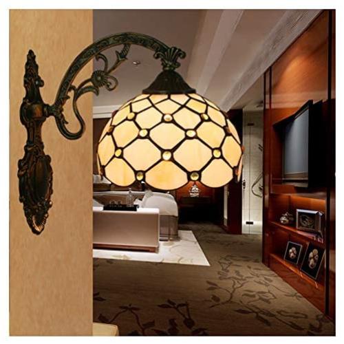 Wall Lamps, Tiffany Style Wall Lights, Retro Creative Bedroom Living Room Dining Room Study Staircase Hallway Aisle Decorative Lighting,A