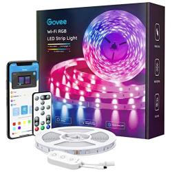 Govee RGB LED Strip Lights, Works with Alexa, Google Assistant, App Control for Room, 16.4 Feet