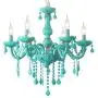 Chandelier Candle Ceiling Lights Pendant Ceiling Fixture Lamp Dining Room Flush Mount Chandeliers Green 5 Lights