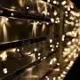 Vanthylit Christmas Lights 200 LED 65ft Fairy Lights Plug in, Indoor Outdoor Christmas Tree Lights String Lights, Outside Lights for Xmas/Home/Party/Christmas Decorations Warm White– Green Cable