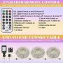 Decute Colors Changing Christmas Lights Outdoor Indoor 11 Modes Extendable, 99FT 300LED Christmas String Lights Warm White & Multicolor Changing Waterproof Tree Light with Timer Remote