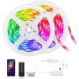 LED Strip Light 32.8 FT, Smart WiF Light Strip Work with Alexa Google Assistant, Music Sync TV Backlight Tape Gaming Light 16 Million Color RGB Rope Light for Bedroom Home Bar Party Christmas