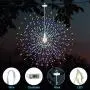 Arbnic 8 Pack 180 Led Firework Lights Starburst Light with Remote, Copper Wire Lights 8 Modes Waterproof Decorative Lights for Terrace, Garden, Party, Outdoor, Christmas