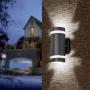 LED Semi Cylinder Up and Down Lights Outdoor Wall Light,Body in Aluminum Waterproof Outdoor Wall Lamps,3000k 5W with Certificate ETL 1 Pack……