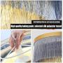 Nordic Decorative Pendant Light Warm Romantic LED Tassel Ceiling Chandeliers Gray/Blue/Pink/White Creative Restaurant Bedroom Dining Room Ceiling Hanging Lamp ( Color : Gray )