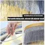 Nordic Decorative Pendant Light Warm Romantic LED Tassel Ceiling Chandeliers Gray/Blue/Pink/White Creative Restaurant Bedroom Dining Room Ceiling Hanging Lamp ( Color : White )