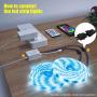 Led Strip Lights, 32.8ft Bluetooth APP Controller RGB LED Light Strip, 5050 LEDs Music Sync Color Changing LED Strip Lights Kit with Remote and 12V Power Supply for Bedroom, Room, Home Decoration
