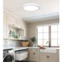Surface Mounted Ceiling Lights 18W LED Flush Mount Ceiling Light Round 8.86” 1400LM Replace120W Halogen Bulb Equivalent Daylight White 5000K Wall Fixture Lamps for Kitchen, Dining Room, Bathroom