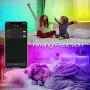 Led Strip Lights, Charkee Smart Led Lights 50ft, RGB Color Changing Strip with WiFi, Work with Alexa and Google Assistant for Room, Bedroom, Kitchen