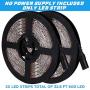 32.8ft Red LED Strip Lights, Waterproof IP65 Led Strip SMD2835 Dimmable 600LEDs 12V Red LED Strip Cuttable Under Cabinet, Car, Bar, Bedroom, Red LED Lights Holiday Decoration Lighting LED Tape 2 Rolls