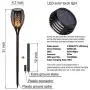 Solar Flame Torch Lights Outdoor, Decorative Pack of 2 Piece Lamp with Dancing Flames Torches Landscape, Waterproof Outdoors Garden Patio Deck Decorations Lighting with Auto On/Off Security Light Solar Flame Torch Lights Outdoor, Decorative Pack of 2 Piece Lamp with Dancing Flames Torches Landscape, Waterproof Outdoors Garden Patio Deck Decorations Lighting with Auto On/Off Security Light