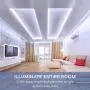 Govee White LED Strip Lights, Upgraded 16.4ft Dimmable LED Light Strip 6500K Bright Daylight White, Strong Adhesive, 300 LEDs Flexible Tape Lights for Mirror, Kitchen Cabinet, Bedroom