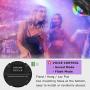 Galaxy Starry Sky Night Light Bluetooth Speaker, USB Bedroom Water Wave Star Light Projector, 3 in 1 Sound Activated Led Party Lights with Timer for Teen & Adults
