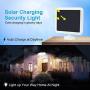 LED Solar Security Lights Outdoor,Derro 1600LM Solar LED Motion Sensor Light with 3 Adjustable Head, 6500K, IP65 Waterproof Flood Light for Garden,Backyard, Pathway,Garage& Patio