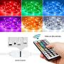 Arbrac Led Strip Lights with Remote Control, 16.4ft RGB 5050 LEDs Color Changing Light Strip Kit, 12V Power Supply Led Lights for Bedroom, Room, TV, Kitchen and Home Decoration Bias Lighting